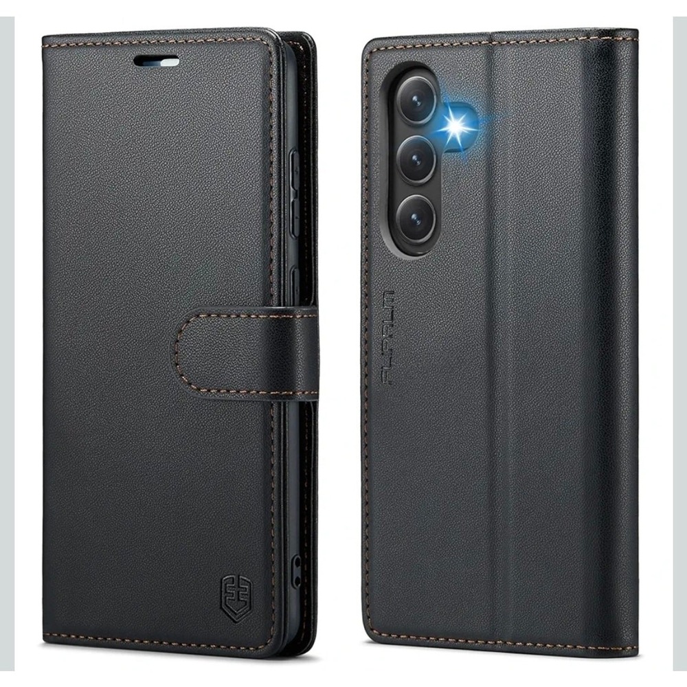 Wallet Case Samsung Galaxy S23 FE, RFID Blocking Credit Card Holder Shockproof
